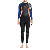 Maxbell Maxbell Women 1.5mm Diving Wetsuit Long Sleeve Wet Suit Jumpsuit Fullsuit  M