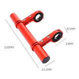 Maxbell Maxbell Bike Handlebar Extension Lamp Bracket Holder Extender Mount Rack w/ Spacer