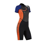 Maxbell Maxbell Women One-piece Wetsuit Back Zip Diving Swimwear Short Sleeve Dive Suit S