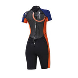 Maxbell Maxbell Women One-piece Wetsuit Back Zip Diving Swimwear Short Sleeve Dive Suit S