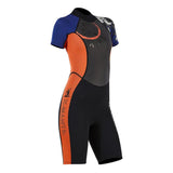 Maxbell Maxbell Women One-piece Wetsuit Back Zip Diving Swimwear Short Sleeve Dive Suit S