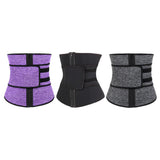 Maxbell Maxbell Waist Trainer Slimming Body Shaper Belt Girdle Waist AB Trimmer Purple S