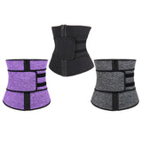 Maxbell Maxbell Waist Trainer Slimming Body Shaper Belt Girdle Waist AB Trimmer Purple S
