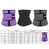 Maxbell Maxbell Waist Trainer Slimming Body Shaper Belt Girdle Waist AB Trimmer Purple S