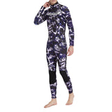 Maxbell Maxbell Men 3mm Diving Wetsuit One-Piece Long Sleeve Wet Suit Jumpsuit Back Zip S