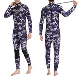 Maxbell Maxbell Men 3mm Diving Wetsuit One-Piece Long Sleeve Wet Suit Jumpsuit Back Zip S