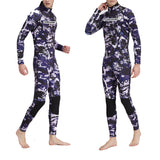 Maxbell Maxbell Men 3mm Diving Wetsuit One-Piece Long Sleeve Wet Suit Jumpsuit Back Zip L