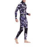 Maxbell Maxbell Men 3mm Diving Wetsuit One-Piece Long Sleeve Wet Suit Jumpsuit Back Zip L