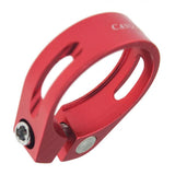 Maxbell Maxbell 34.9mm SeatPost Clamp Tube Clip Quick Release Mountain Road Bike Part Red