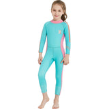 Maxbell Maxbell Girls Diving Wetsuit One-piece Kid Scuba Dive Suit Jumpsuit Rash Guard M