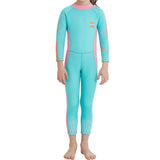 Maxbell Maxbell Girls Diving Wetsuit One-piece Kid Scuba Dive Suit Jumpsuit Rash Guard M