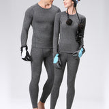 Maxbell Maxbell Women Men Skiing Base Layer Thermal Long Johns Underwear Set  Men	L