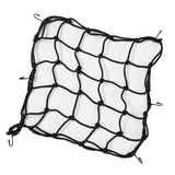 Maxbell Maxbell 40X40cm 6 Hooks Motorcycle Helmet Tie Down Cargo Luggage Mesh Net Bungee