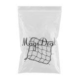 Maxbell Maxbell 40X40cm 6 Hooks Motorcycle Helmet Tie Down Cargo Luggage Mesh Net Bungee