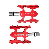 Maxbell Maxbell 1 Pair Aluminium Alloy Mountain Road Bike Bearings Treadle Pedals Red