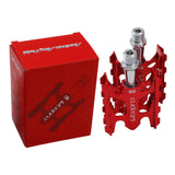 Maxbell Maxbell 1 Pair Aluminium Alloy Mountain Road Bike Bearings Treadle Pedals Golden