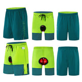 Maxbell Maxbell Men Cycling Padded Shorts Riding Loose Fit Bicycle Short Half Pants XL