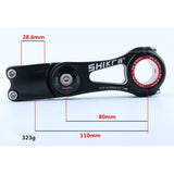 Maxbell Maxbell Adjustable Bicycle Stem 85 degree MTB Road Bike 31.8mm Stem & Adapters 110mm