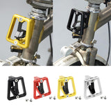 Maxbell Maxbell Folding Bike Front Carrier Block Bracket Holder Cage For Brompton Black