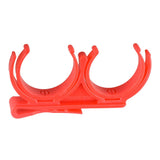 Maxbell Maxbell Plastic Golf Accessory Golf Ball Holder Clip Clamp for Golfer Clubs Red