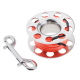 Maxbell Maxbell Scuba Diving Dive Reel Stainless Steel Finger Spool 18m Line Snap Orange