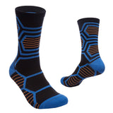Maxbell Maxbell 1 Pair Sports Compression Mid-Calf Socks Ankle Care Cycling Socks Dark Blue