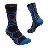 Maxbell Maxbell 1 Pair Sports Compression Mid-Calf Socks Ankle Care Cycling Socks Dark Blue