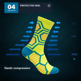 Maxbell Maxbell 1 Pair Sports Compression Mid-Calf Socks Ankle Care Cycling Socks Dark Blue