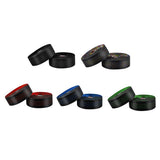 Maxbell Maxbell 2Pcs Bicycle Handlebar Tape PU Leather Fishing Rod Wrap End Plugs Black