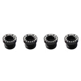 Maxbell Maxbell 4 Pieces Aluminum Alloy Bicycle Screw Bolt for V Brake Hole M10*1.25 Black
