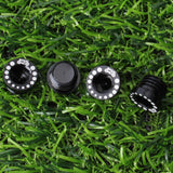 Maxbell Maxbell 4 Pieces Aluminum Alloy Bicycle Screw Bolt for V Brake Hole M10*1.25 Black