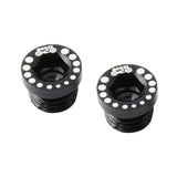 Maxbell Maxbell 4 Pieces Aluminum Alloy Bicycle Screw Bolt for V Brake Hole M10*1.25 Black