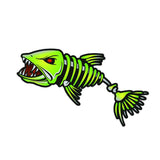 Maxbell Maxbell 2pcs Fish Bone Kayak Decal Sticker for Fishing Boat/Car/Truck/Window