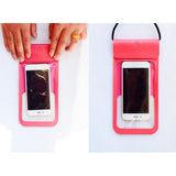 Maxbell Maxbell Waterproof Floating Phone Case Dry Pouch Bag with Lanyard Black M