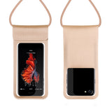 Maxbell Maxbell Waterproof Floating Phone Case Dry Pouch Bag with Lanyard Golden M