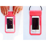 Maxbell Maxbell Waterproof Floating Phone Case Dry Pouch Bag with Lanyard Silver L