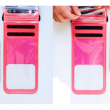 Maxbell Maxbell Waterproof Floating Phone Case Dry Pouch Bag with Lanyard Silver M