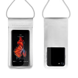 Maxbell Maxbell Waterproof Floating Phone Case Dry Pouch Bag with Lanyard Silver M