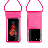Maxbell Maxbell Waterproof Floating Phone Case Dry Pouch Bag with Lanyard Rosy L