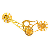 Maxbell Maxbell Bike Chain Tensioner Derailleur Rear Pulley Wheels Guide for Brompton Golden