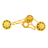 Maxbell Maxbell Bike Chain Tensioner Derailleur Rear Pulley Wheels Guide for Brompton Golden