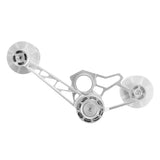Maxbell Maxbell Bike Chain Tensioner Derailleur Rear Pulley Wheels Guide for Brompton Silver