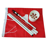 4 Sets Backyard Practice Golf Hole Pole Flag Cup Stick Pole Putting Green