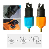 Maxbell Maxbell Inflatable Boat Pump Valve Adapter SUP Paddle Board Inflating Adaptor Orange