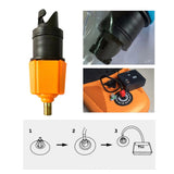 Maxbell Maxbell Inflatable Boat Pump Valve Adapter SUP Paddle Board Inflating Adaptor Orange