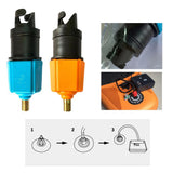 Maxbell Maxbell Inflatable Boat Pump Valve Adapter SUP Paddle Board Inflating Adaptor Orange