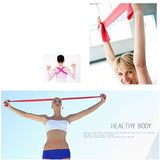 Maxbell Maxbell Latex Resistance Bands Exercise Loop Home Fitness Stretching Belt Purple