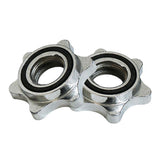 Maxbell Maxbell 2pcs Standard Barbel Spin Lock Dumbbell Bar Nut Rod Locking Collar Clamp