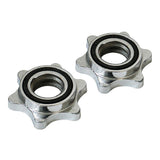 Maxbell Maxbell 2pcs Standard Barbel Spin Lock Dumbbell Bar Nut Rod Locking Collar Clamp