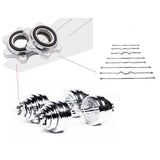 Maxbell Maxbell 2pcs Standard Barbel Spin Lock Dumbbell Bar Nut Rod Locking Collar Clamp